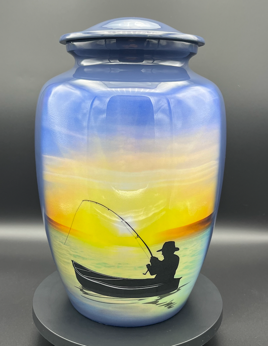 Fisherman Cremation Urn